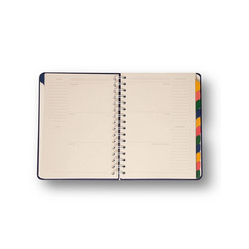 Planner-Permanente-Wire-o-Ladrilhos-Semanal-Notas-A5-Amor-Florido-Cicero-