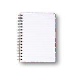 Caderno-Espiral-Ladrilhos-Pautado-17x24cm-Floral-Cicero-