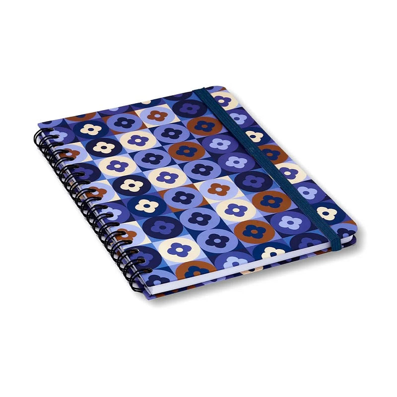 Caderno-Espiral-Ladrilhos-Pautado-17x24cm-Floral-Cicero-