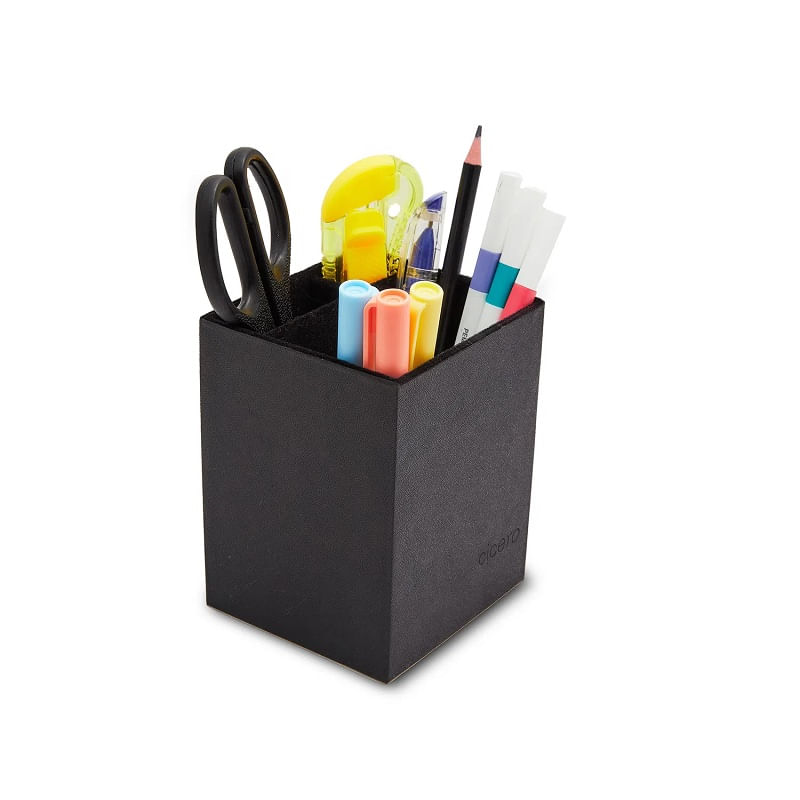 Porta-Lapis-Organizador-Com-Divisorias-Classica-Preto-Cicero-
