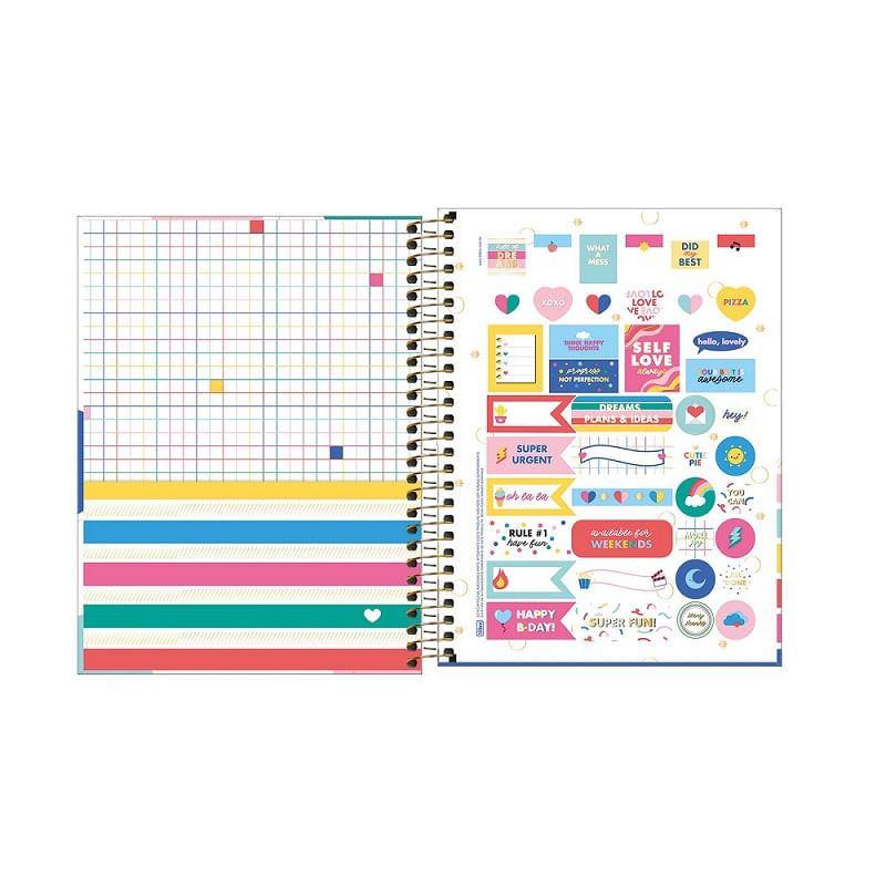 Caderno-Espiral-Capa-Dura-Colegial-1-Materia-Be-Nice-80F-Tilibra-