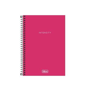 Caderno Espiral Capa Plástica 1/4 Neon Pink 80F Tilibra