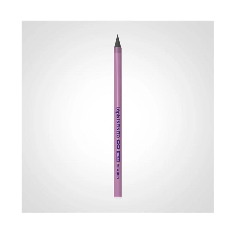 Lápis Infinito HB Color Rosa Newpen