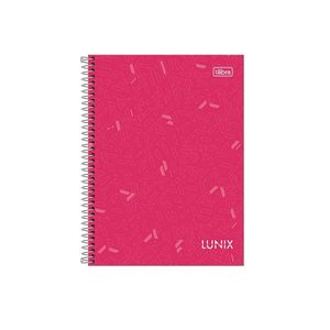 Caderno Espiral Capa Dura Colegial 10 Matérias Lunix 160F Tilibra