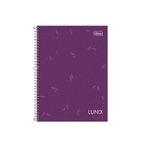 Caderno-Espiral-Capa-Dura-Colegial-10-Materias-Lunix-160F-Tilibra-