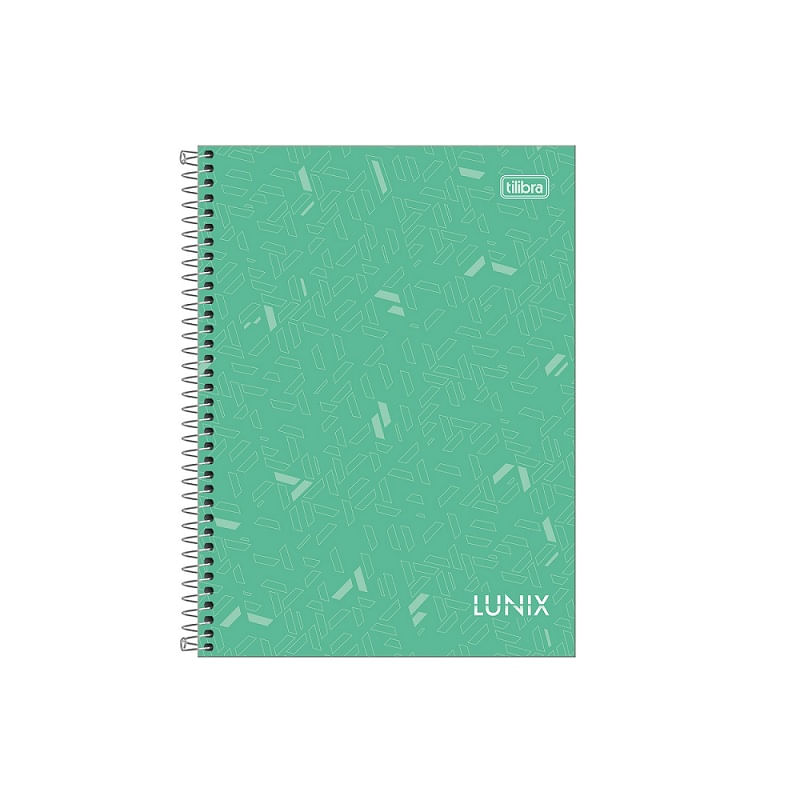 Caderno-Espiral-Capa-Dura-Colegial-10-Materias-Lunix-160F-Tilibra-