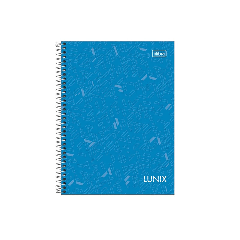 Caderno-Espiral-Capa-Dura-Colegial-10-Materias-Lunix-160F-Tilibra-