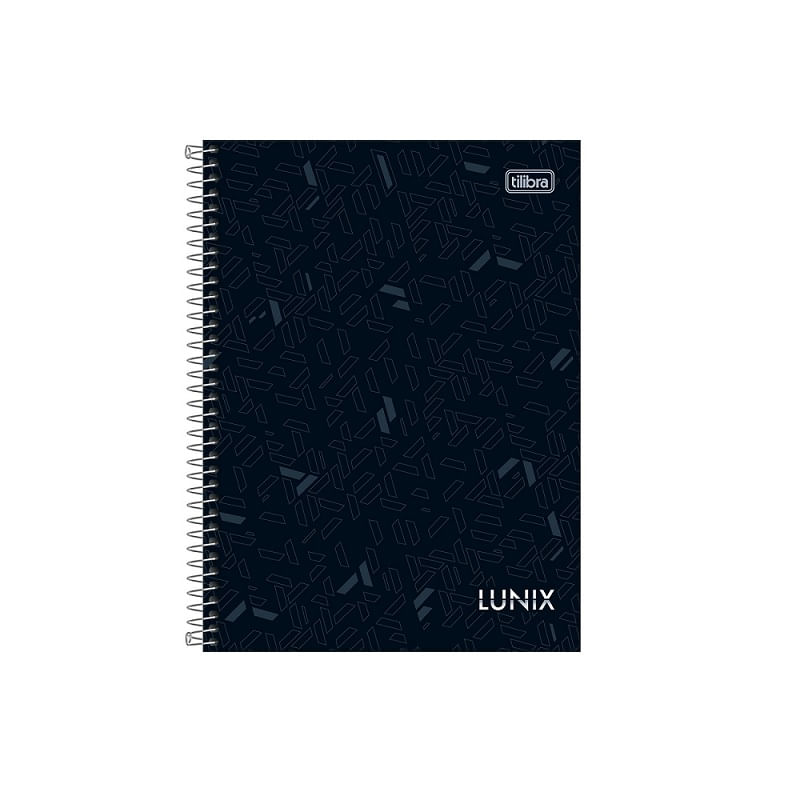 Caderno-Espiral-Capa-Dura-Colegial-10-Materias-Lunix-160F-Tilibra-