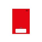 CADERNO-BROCHURA-CAPA-DURA-1-4-D--VERMELHO-48-FOLHAS
