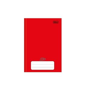 Caderno Brochura Capa Dura 1/4 D+ Vermelho 96F Tilibra