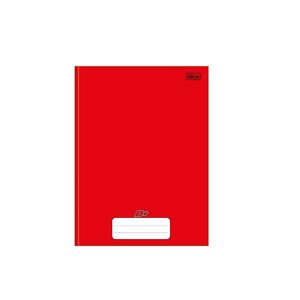 Caderno Brochura Capa Dura Universitário D+ 96 Folhas Vermelho Tilibra