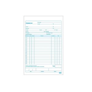 Talão De Pedido 1/18 Médio 40x2 Vias Com 80 Folhas Tilibra