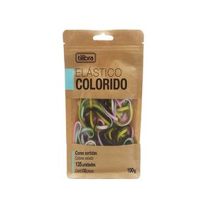 Elástico Colorido Kraft Bag 135un Tilibra