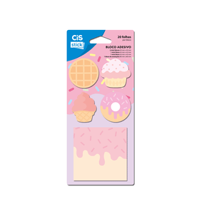 Bloco Adesivo 5un Candy Cis ST0403