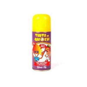 Tinta Da Alegria Para Cabelo Spray 120ml/70g Amarelo 01un