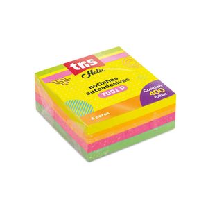 Bloco de Notas Autoadesivas Colors Holic Pop 5x5cm 400F T001P Tris