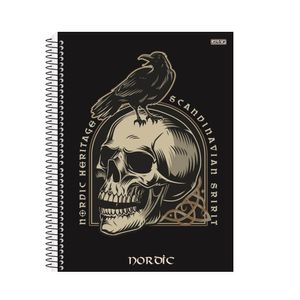 Caderno Espiral Universitário Nordic 80F Animativa 01un