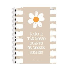 Caderno Espiral Universitário Daisy 80F Animativa 01un