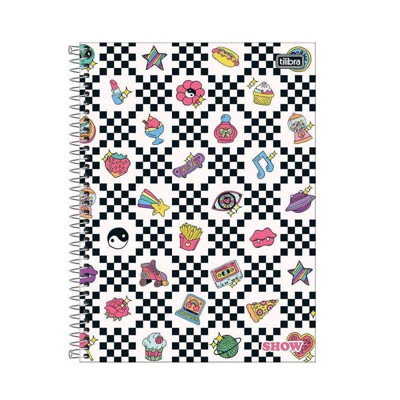 caderno-espiral-cd-universitario-1-materia-show-feminino-80f-tilibra-