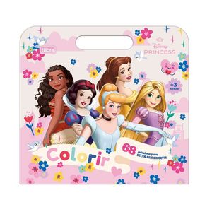 Álbum Para Colorir Maleta Princesas 8F Tilibra