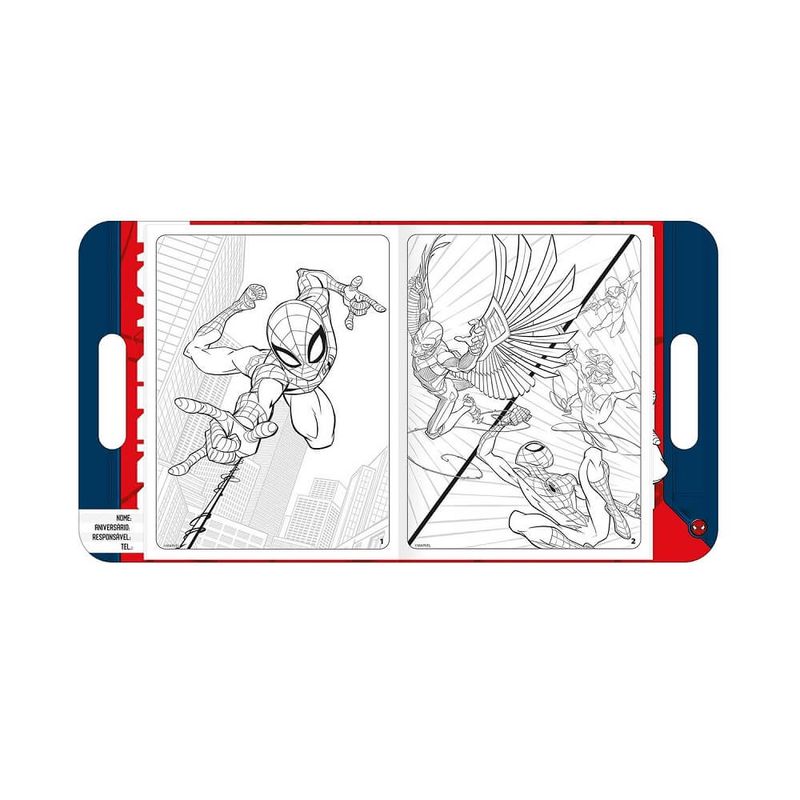 album-para-colorir-maleta-spider-man-8f-tilibra