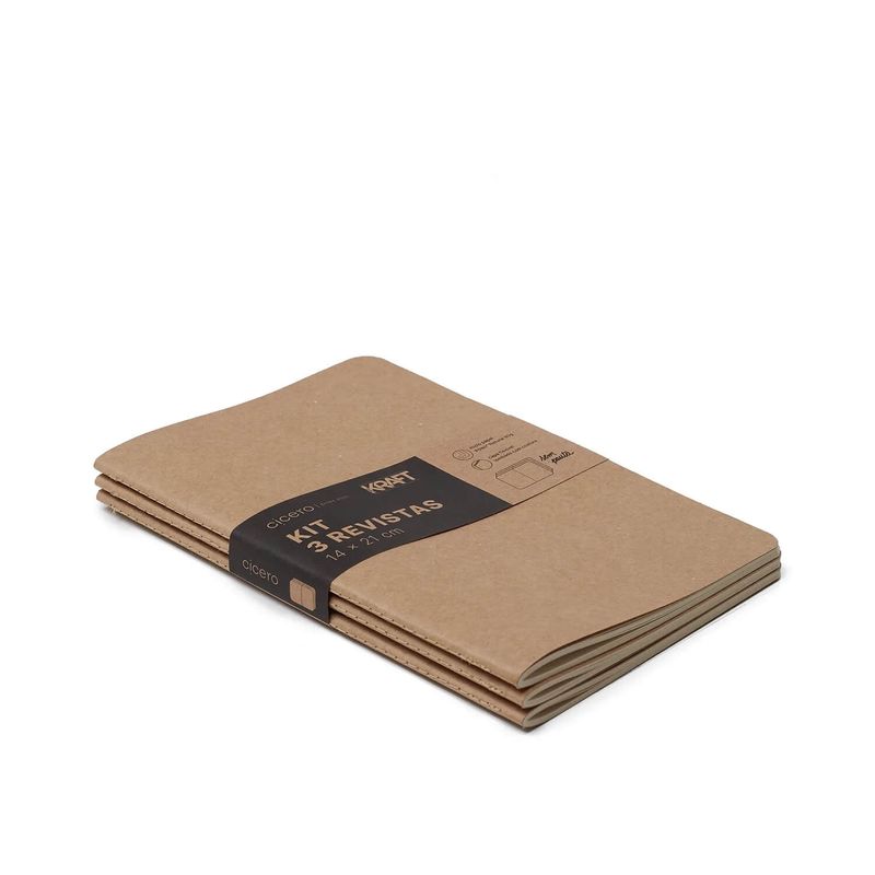 kit-revistas-kraft-sem-pauta-14x21cm-cicero