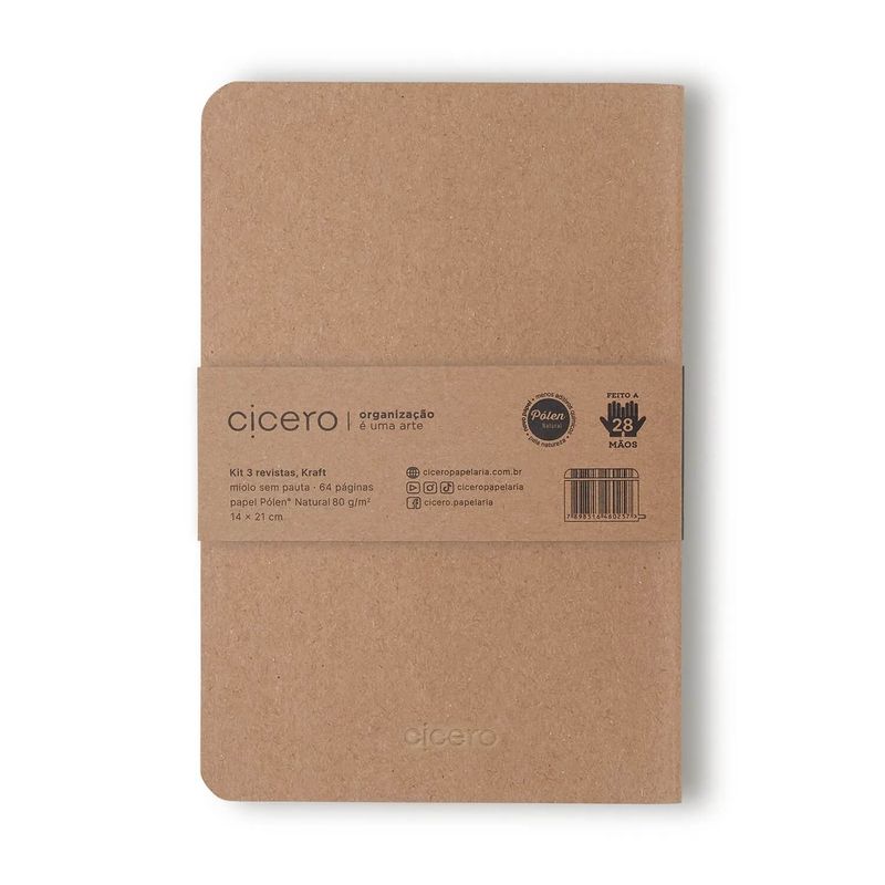 kit-revistas-kraft-sem-pauta-14x21cm-cicero