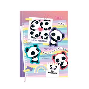 Agenda Costurada Diária Mini 2025 7,8x10,8cm Lovely Friend Tilibra