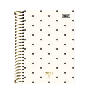 Agenda Espiral Diária 2025 12,9x18,7cm West Village Tilibra