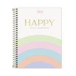 caderno-espiral-cd-colegial-10-materias-happy-160f-tilibra
