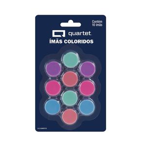 Ímã Redondo Colorido 10un Tilibra