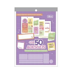 Bloco De Adesivos Decorados Mensagens Tilibra
