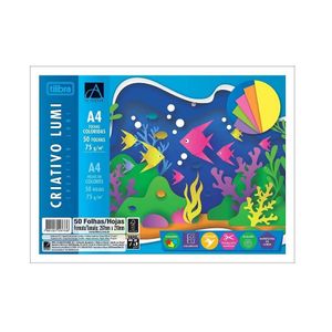 Caderno Colado Criativo A4 Lumi Académie 50F Tilibra