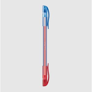 Caneta Esferográfica Doble Azul/Vermelho 1.0mm Bazze 01un