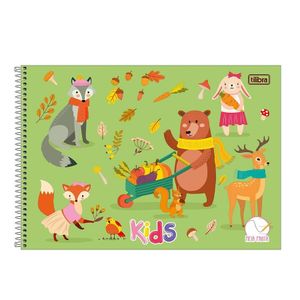 Caderno Espiral CD Meia Pauta Sapeca Feminino 40F Tilibra