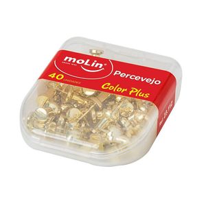 Percevejo Color Plus C/40un Ouro Molin