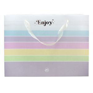 Sacola Para Presente Horizontal Enjoy 32,5x24,5x8cm Dac