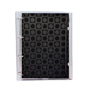 Fichário Universitário PVC Cristal Preto Dac