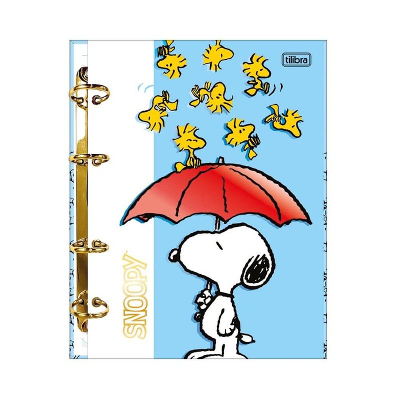 caderno-argolado-cartonado-colegial-snoopy-80f-tilibra