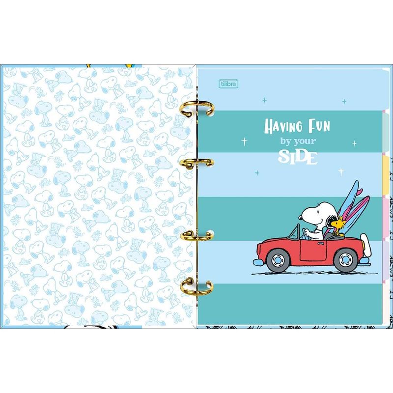 caderno-argolado-cartonado-colegial-snoopy-80f-tilibra