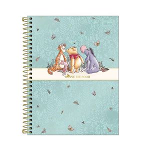 Caderno Espiral CD Colegial 1 Matéria Pooh 80F Tilibra 01un
