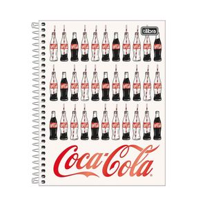 Caderno Espiral CD Colegial Coca-Cola 1 Matéria 80F Tilibra 01un