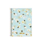 caderno-espiral-cd-universitario-1-materia-honey-bee-80f-tilibra