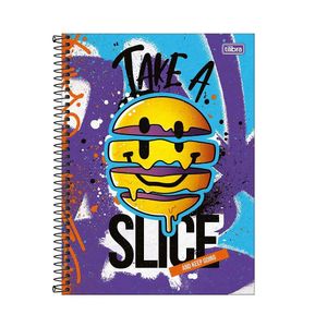 Caderno Espiral CD Universitário 1 Matéria Hype 80F Tilibra