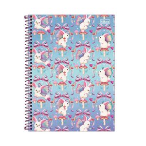 Caderno Espiral CD Universitário 1M Bunnyfly 80F Tilibra