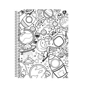 Caderno Universitário 1 Matéria 80F Color Quest Animativa