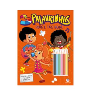 Livro 3 Palavrinhas Deus É Tão Bom Ciranda Cultural