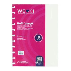 Refil Vergê Grande Caderno Inteligente CIRG4009