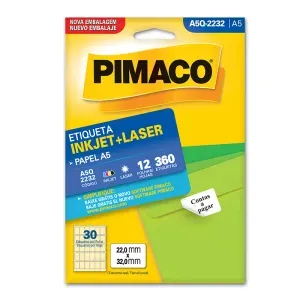 Etiqueta Adesiva A5Q-2232 22x32mm Branca Pimaco