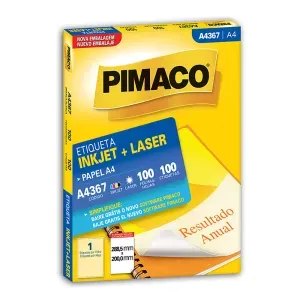 Etiqueta Adesiva A4367 288,5x200mm Branca Pimaco